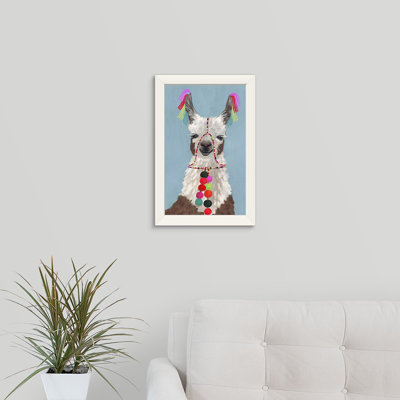 Novogratz’pom pom llama i ", reproduction d’art encadrée
