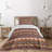 Eclectic Polyester Geometric Shapes Coverlet-41887005