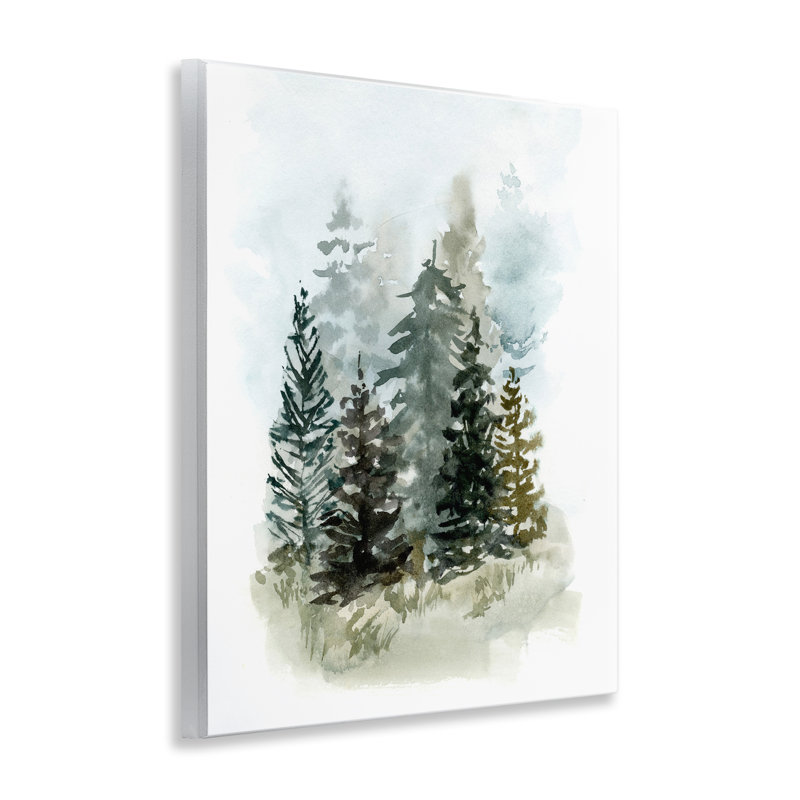 "Layered Forest Trees", art mural par Victoria Barnes