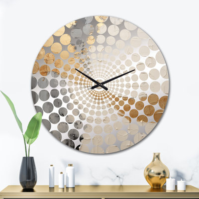 Mandel - Horloge murale peinture abstraite