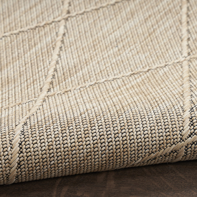 Rectangle WSL01-NATRL Indoor/Outdoor Area Rug, Rectangle 6 pi x 9 pi
