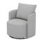 Fauteuil d'appoint pivotant à 360 ° avec accoudoirs ergonomiques et coussin décoratif-116646673