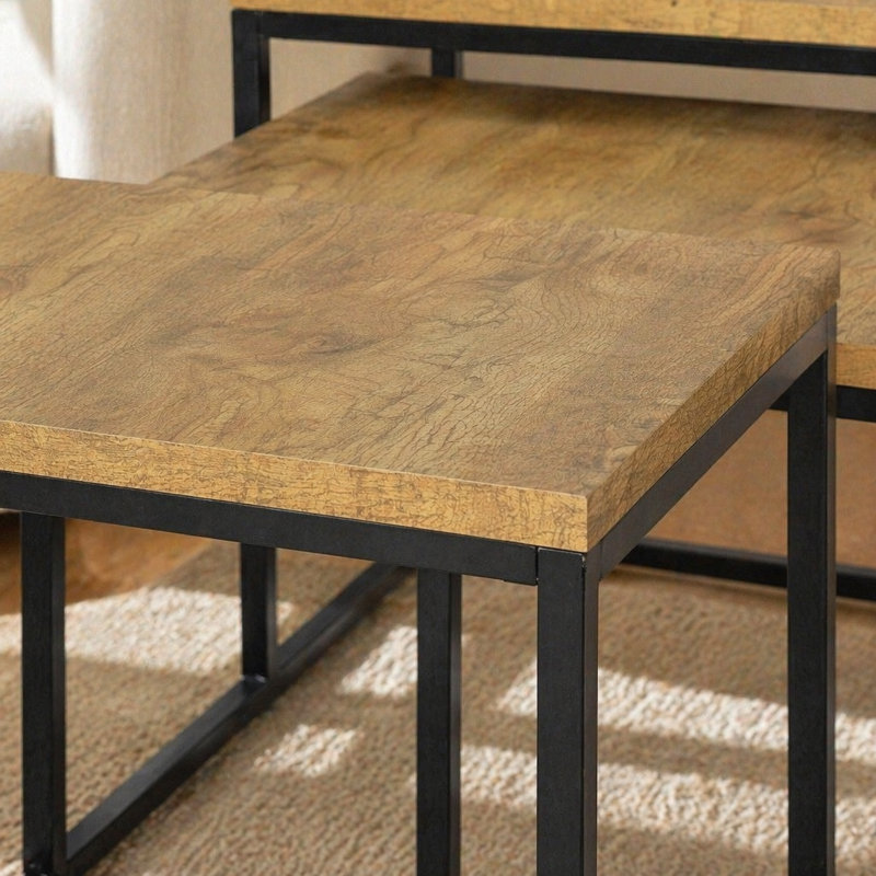 Rosey Mango 3-piece Coffee Table Set