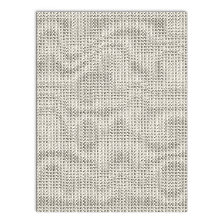 Auria Chevron Handmade Flatweave Wool/Polyester Area Rug in Sterling Gray/Silver/Pewter