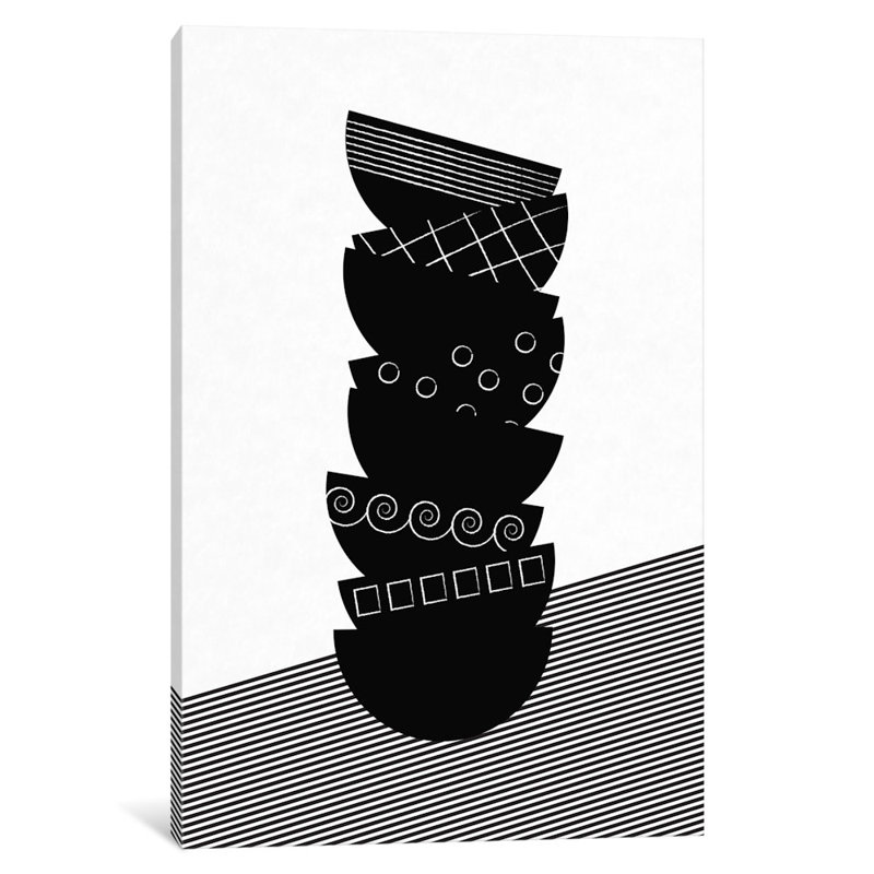 «Bowls», art, H 60 po x l 40po x P 1,5 po, Toile