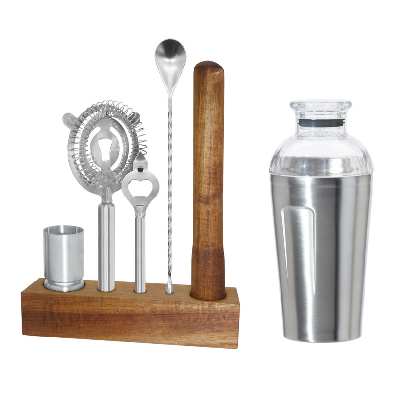 Ensemble d'outils de bar 7 pièces avec double agitateur mural - 7441, 7404.0