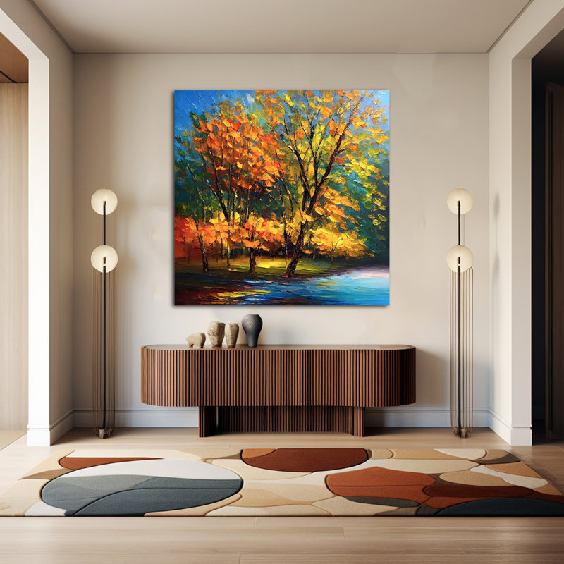 Automne doré I, H 42 po x l 42 po