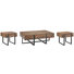Troy Rectangular Cocktail Table With 2 End Table