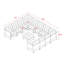 Canapé modulaire rembourré 13 pièces Georgeanna-352558132