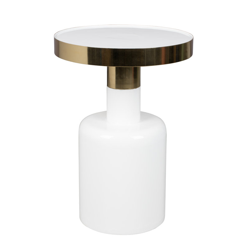 Steel Top End Table