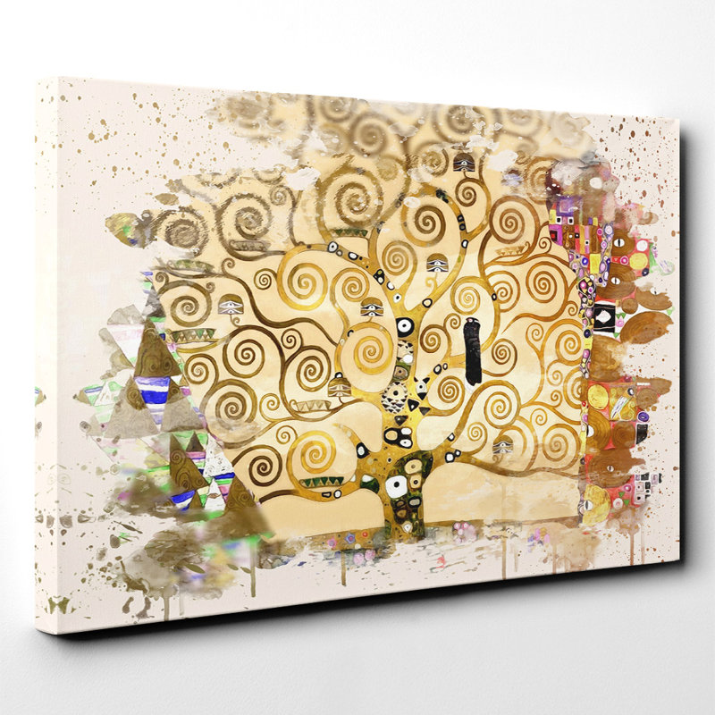 Gustav Klimt - Wrapped Canvas Painting, 35cm H x 50cm W