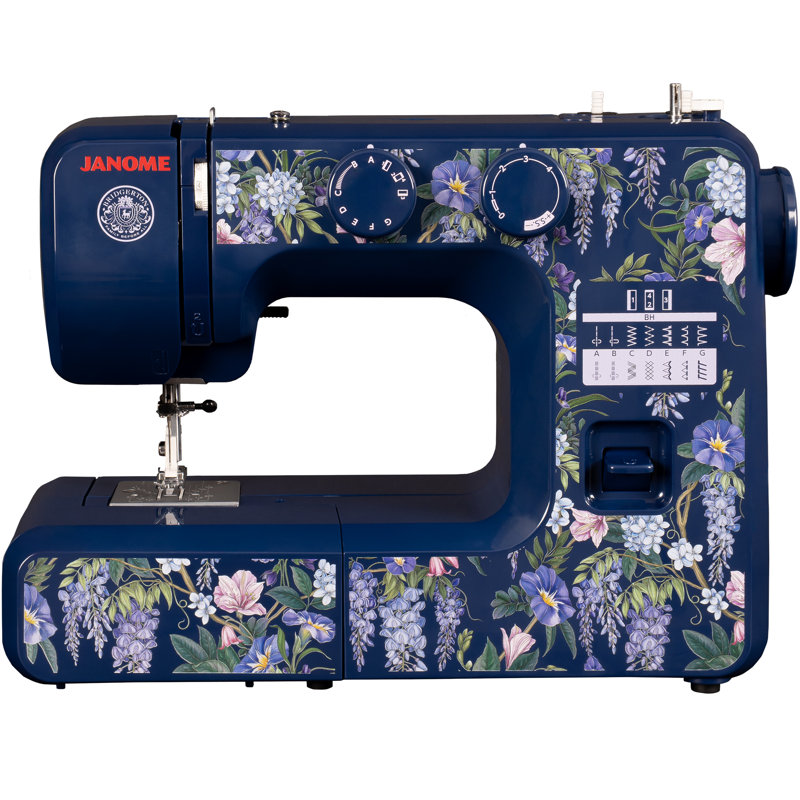 Janome Easy-to-Use Mechanical Sewing Machine, Navy
