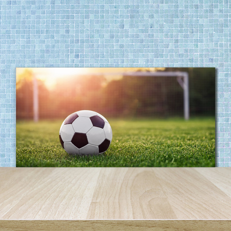 Aseda Sport - Green - Football - No Frame Print on Glass