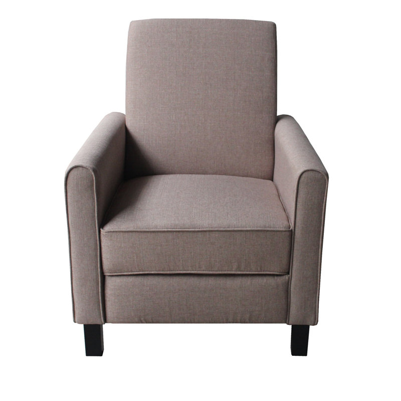 Karalina Upholstered Recliner, Brown