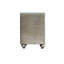 Table de chevet beige avec velours beige
