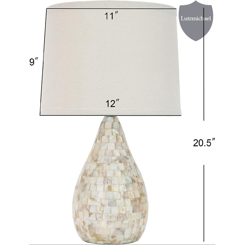 Lanphear Table Lamp, Cream/Off-White