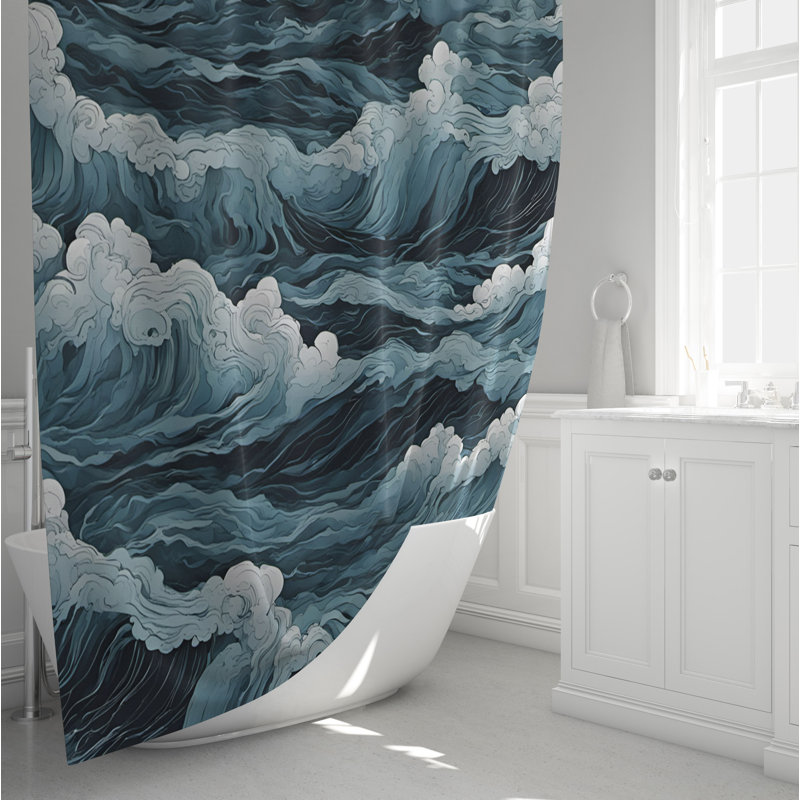 Rideau de douche Amadahy, H 72 po x l 70 po