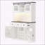 Armoire-bar 71 "avec support de rangement interne Farmhosue