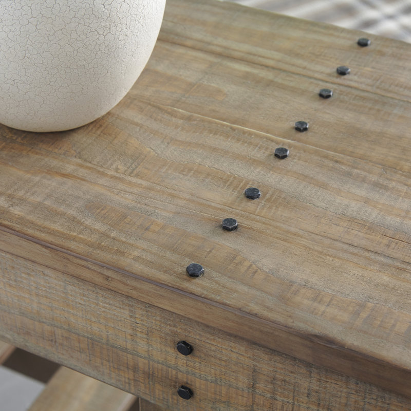 Dente 64'' Solid Wood Console Table