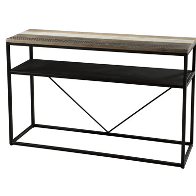 Sheena 120cm Solid Wood Top Console Table