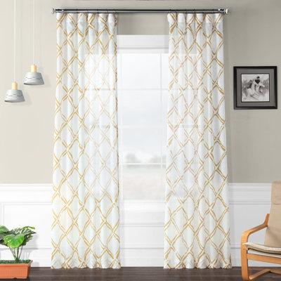Chantelle Sheer Curtain Single Panel