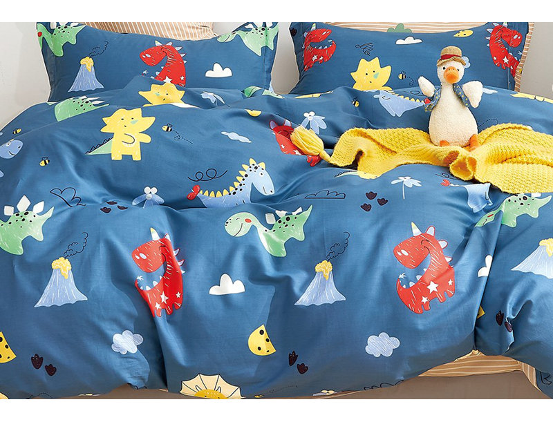 Ensemble de housse de couette standard en coton de trois articles, Grand