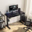Adjustable Glass Top Metal Base Standing Desk