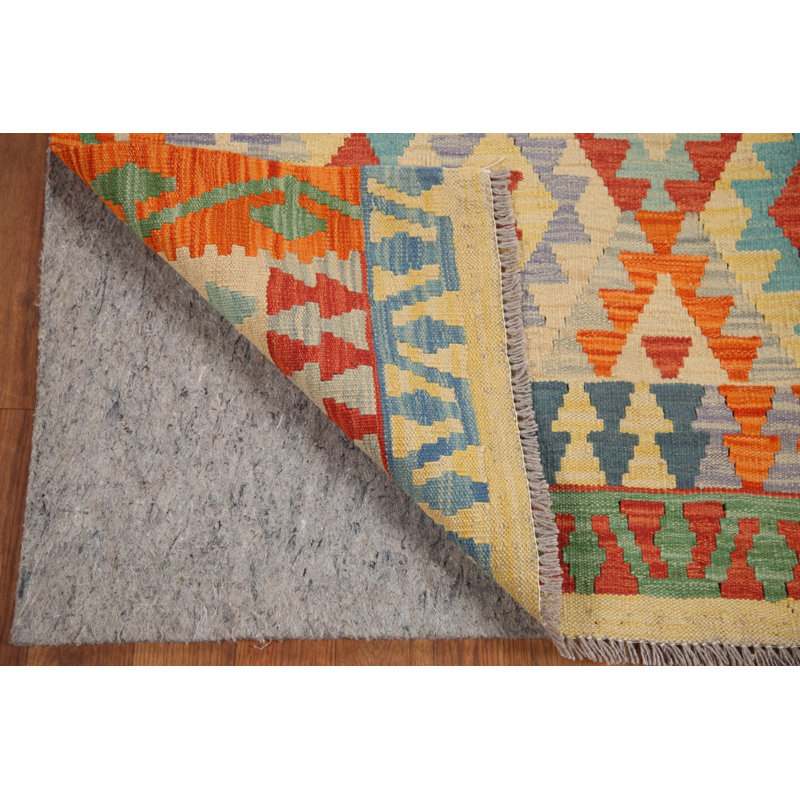 Tapis oriental coloré Kilim 5 x 7