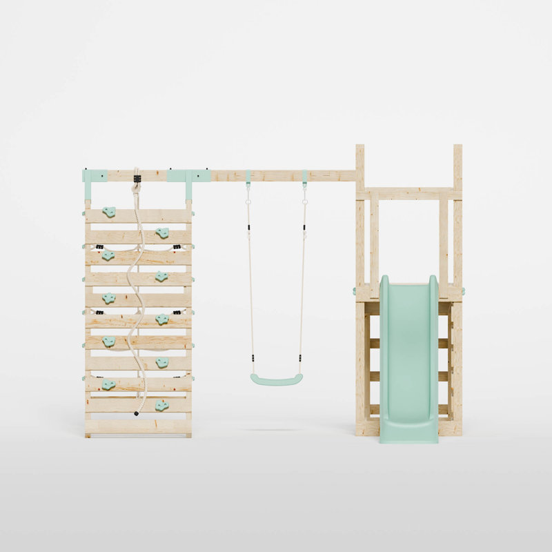Mercia Tower With Slide & Swing & Climbing Wall