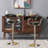Eric Swivel Upholstered Adjustable Height Counter Stool with Metal Frame-67850916