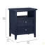 Table de chevet 2 tiroirs Weston Midnight-959420813