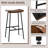 Alliah Counter Stool with Metal Frame