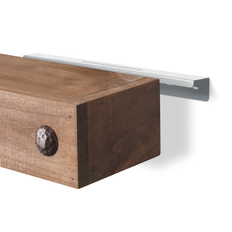Aybar 2 Piece Alder Floating Shelf