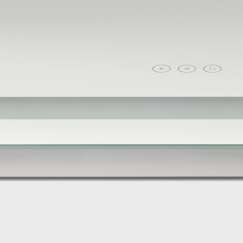 Jahon Rectangle Frameless Anti-Fog Wall Mirror, 36" x 48"