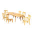 Osborne Outdoor Teak Dining Set-1167368681-1167368684