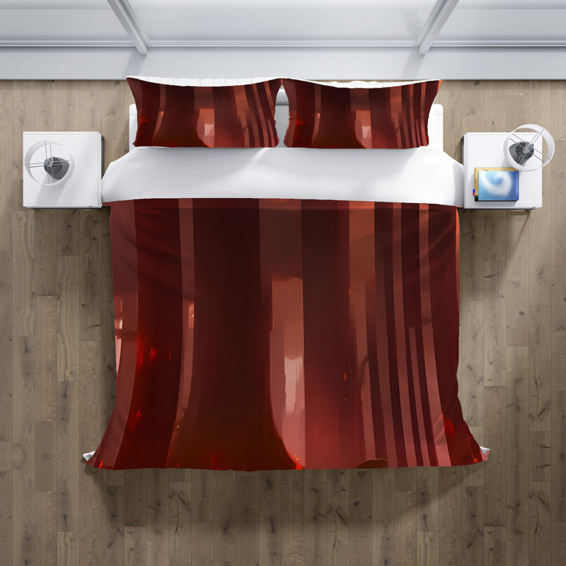 Ensemble de housse de couette, Housse de couette grand + 2 grandes taies décorat