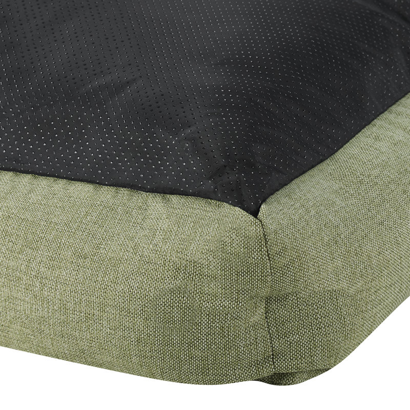 Julius Small Olive Polyester Outdoor Dog Bed