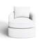 Mills Swivel Barrel Chair-200101291