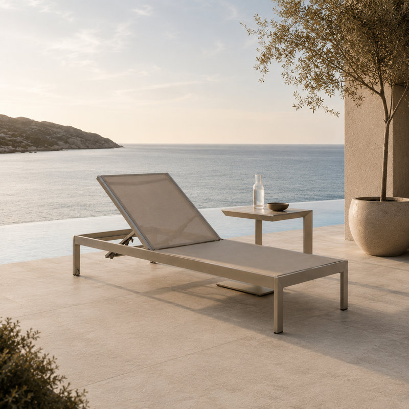 Harleen Outdoor Chaise Lounge