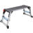 Aluminum Platform Non-Slip Folding Work Bench Drywall Stool Ladder 330Lbs Capacity