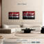Gothique «Pop Lakeside Red Trees»-1889304006