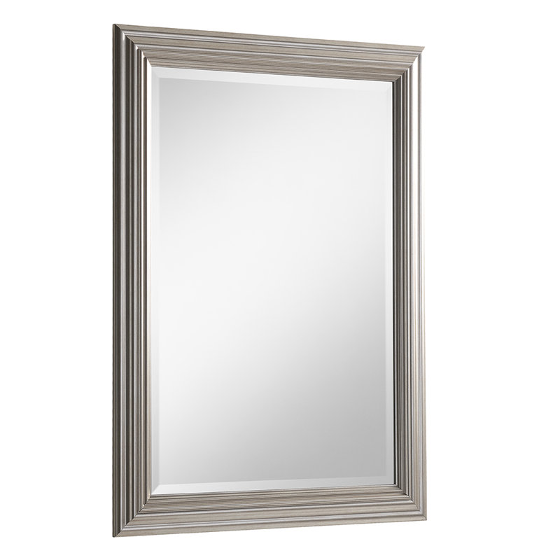 Burdick Composite Rectangle Wall Mirror, 72.5cm H x 100.5cm W