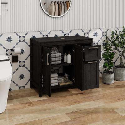 Frenette 32" H X 36" W X 18" D H Single Bathroom Vanity
