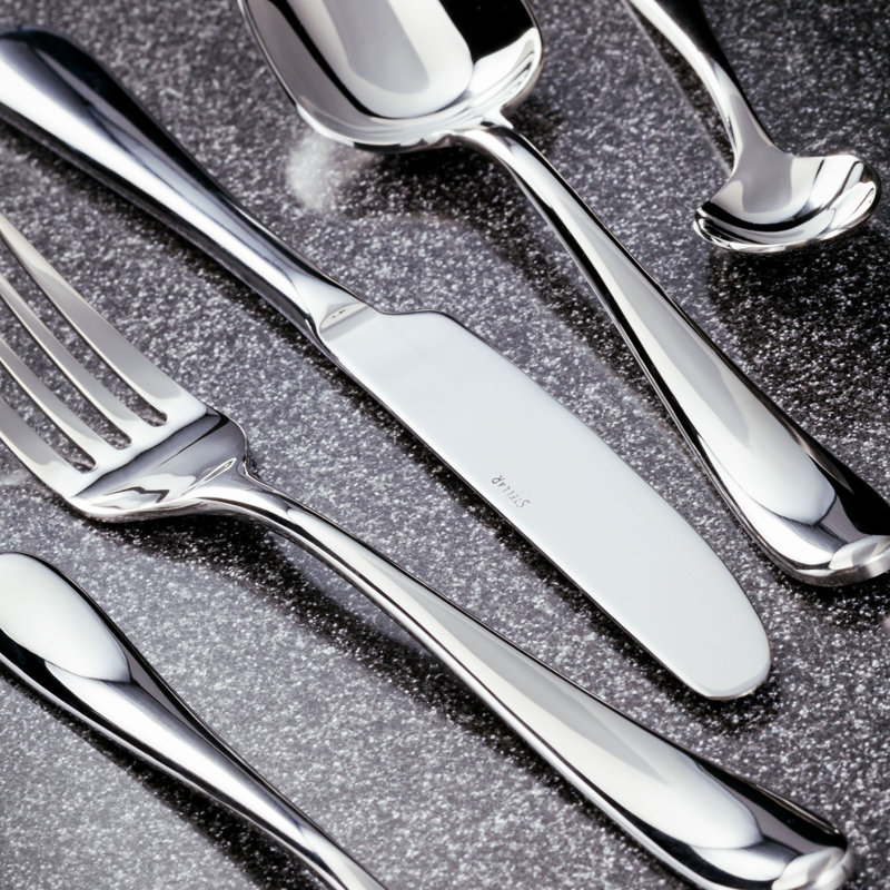 Stellar 24 Piece 18/10 Stainless Steel Cutlery Set. Table settings for 6, Tattershall Design