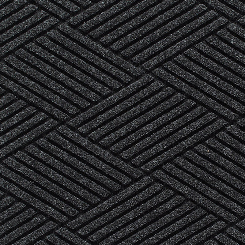 Paillasson Waterhog, Gris anthracite, Demi-ovale 24 po x 39 po