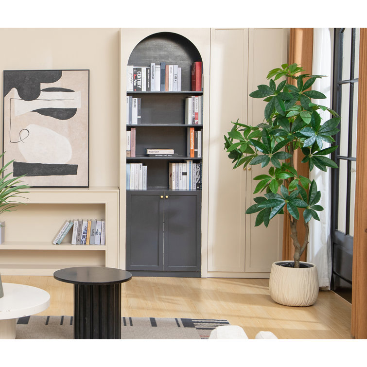 Artificial Money Tree In A Shell Designed Fiberstone Planter