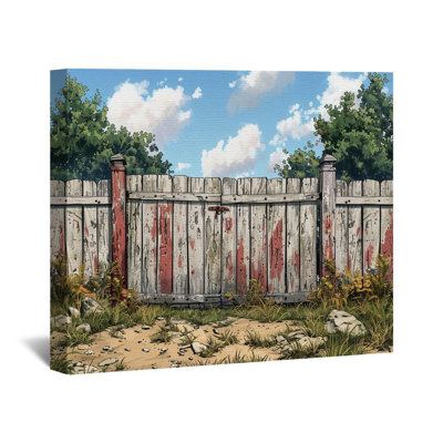 " Fence " on Canvas