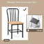 Chaise d'appoint à dossier en lattes Nerrissa-698170382