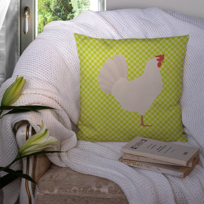 Leghorn Chicken Throw Pillow