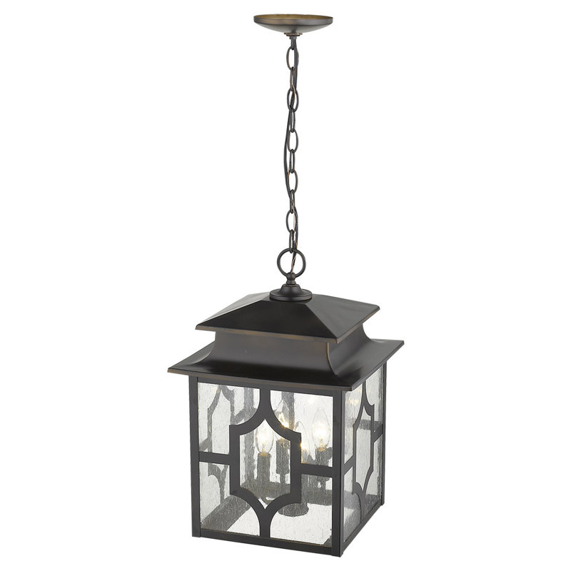 Lanterne suspendue d’extérieur 4 lumières Brackin